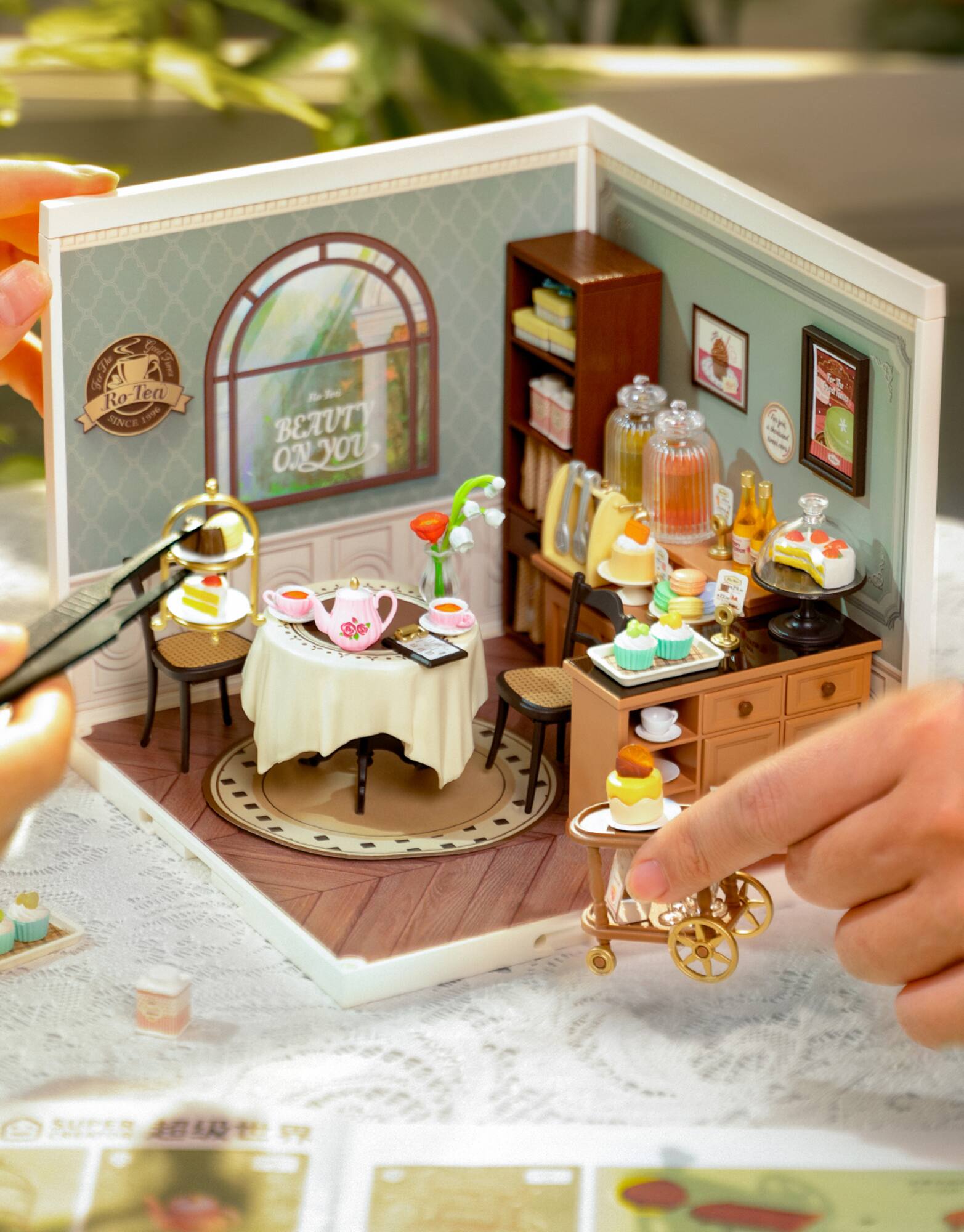 Rolife® Super Creator Sweet Sips Tea DIY Miniature Kit